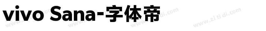vivo Sana字体转换